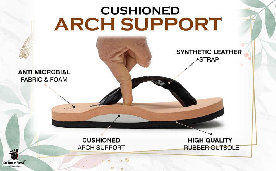 Cushioned Arch Support Slippers